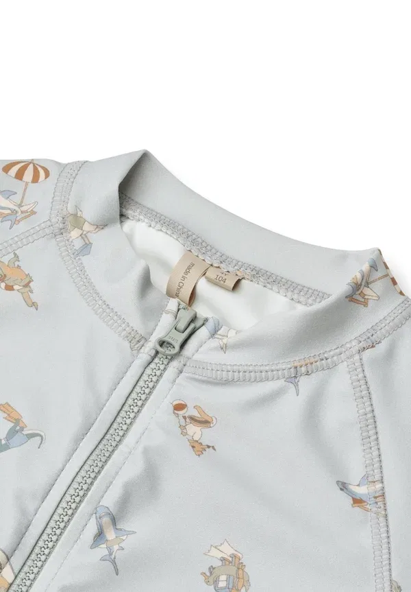 Костюм для плавания s/s cas swimsuit Wheat, swim club, пшеничный — фото 3