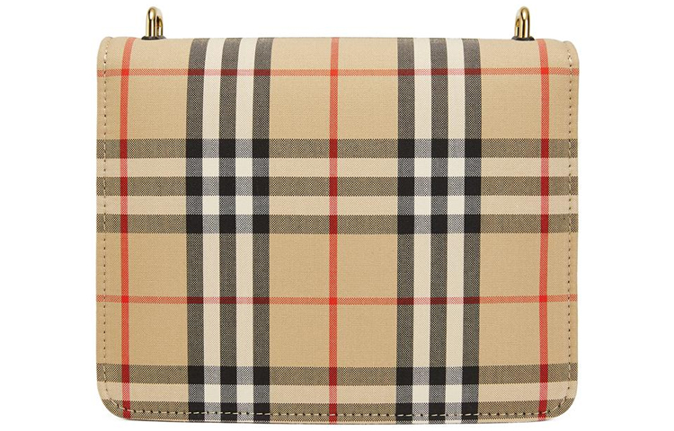 Винтажная кожаная сумка Burberry через плечо — фото 4