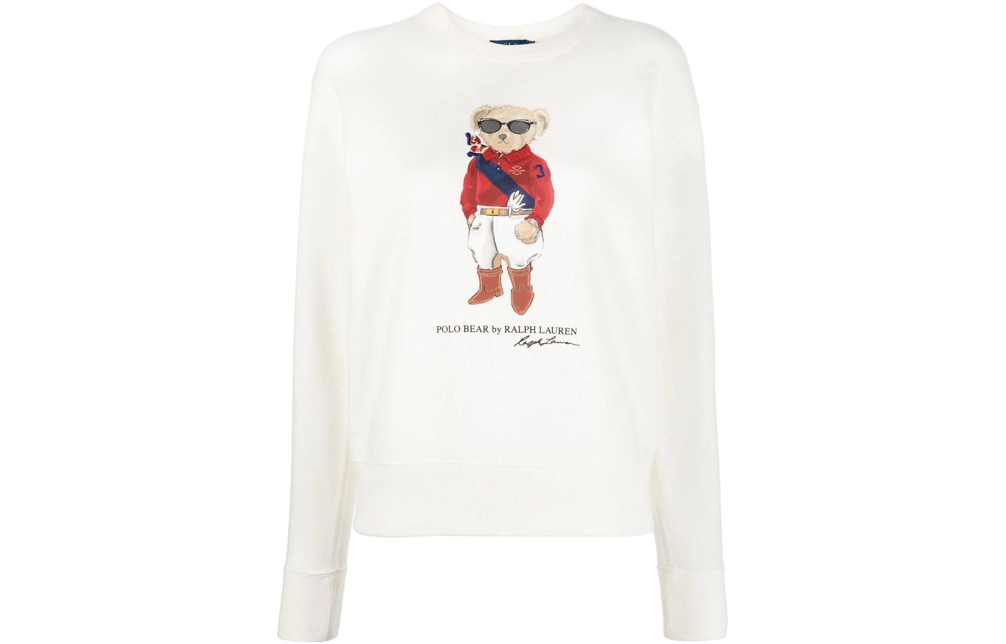 

Polo Ralph Lauren Свитшот Women's White, Белый, Polo Ralph Lauren Свитшот Women's White