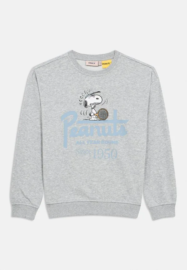 Толстовка с круглым вырезом kogracquet Only Girls, Light Grey Melange