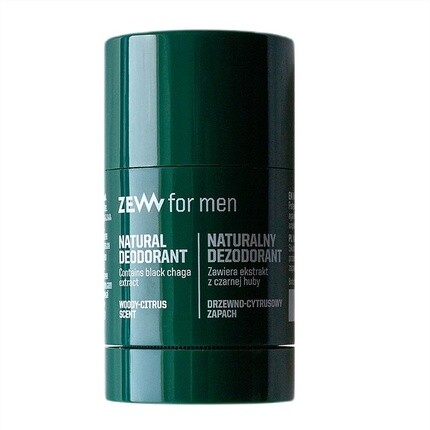 

Натуральный дезодорант-карандаш с черными лисичками 30 г Zew For Men