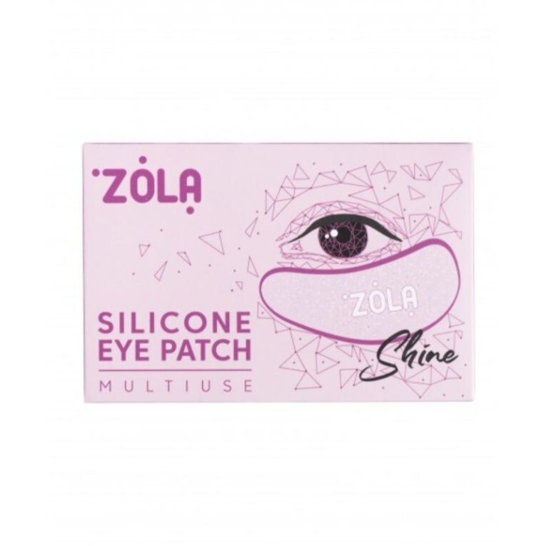 

Zola, Силиконовые патчи для глаз, розовые, 1 пара