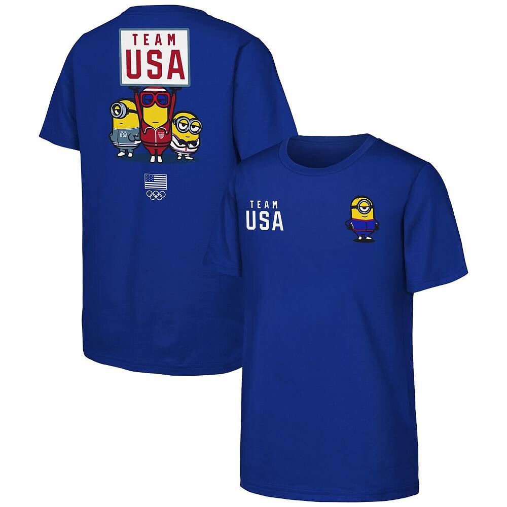 

Футболка «Миньоны» молодежной королевской сборной США Outerstuff, цвет Usa Blue