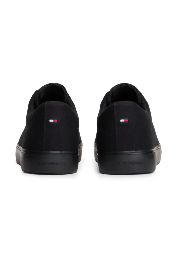 Кроссовки с логотипом на холсте Tommy Hilfiger, Black — фото 3