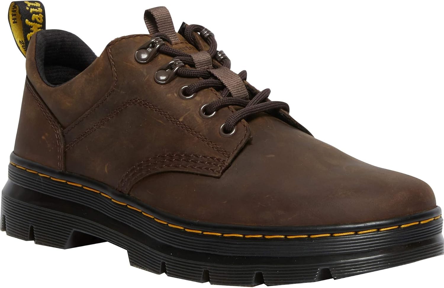 Туфли-оксфорды Dr. Martens Reeder для взрослых унисекс, Dark Brown Crazy Horse — фото 2