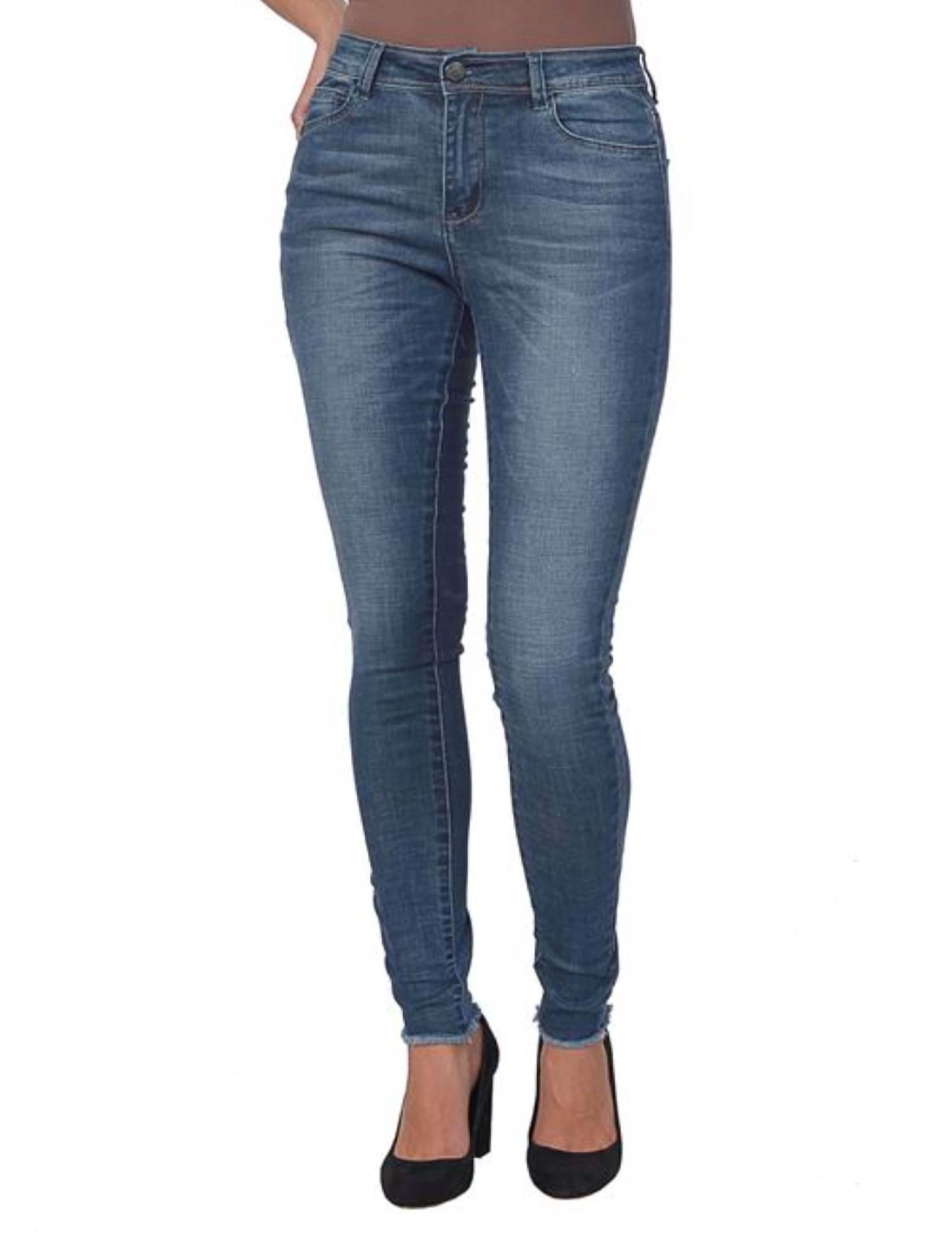 

Джинсы Alexa цвета «старый синий» с эффектом потертости Lola Jeans