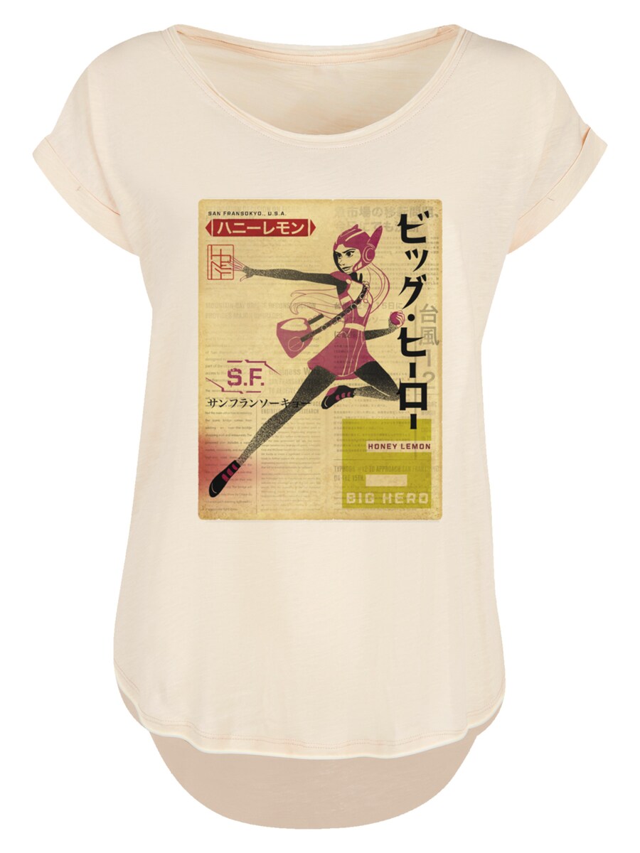 

Рубашка F4NT4STIC Big Hero 6 Honey Lemon Newspaper, песочный