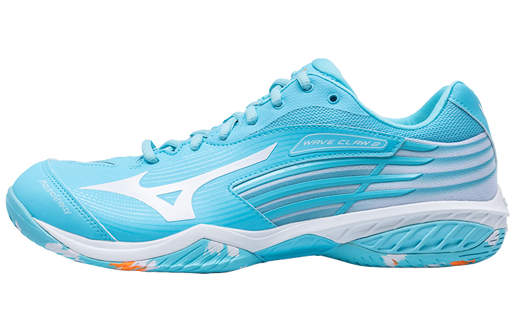 

Wave Claw Ii 'Sky Blue' Mizuno, синий/белый/оранжевый