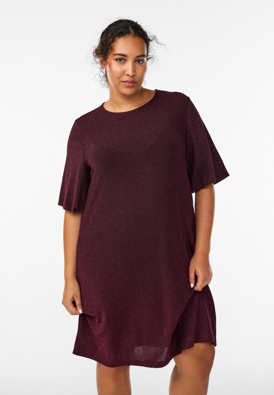 

Платье Zizzi Day dress, Fudge W Fudge L/Bordeaux