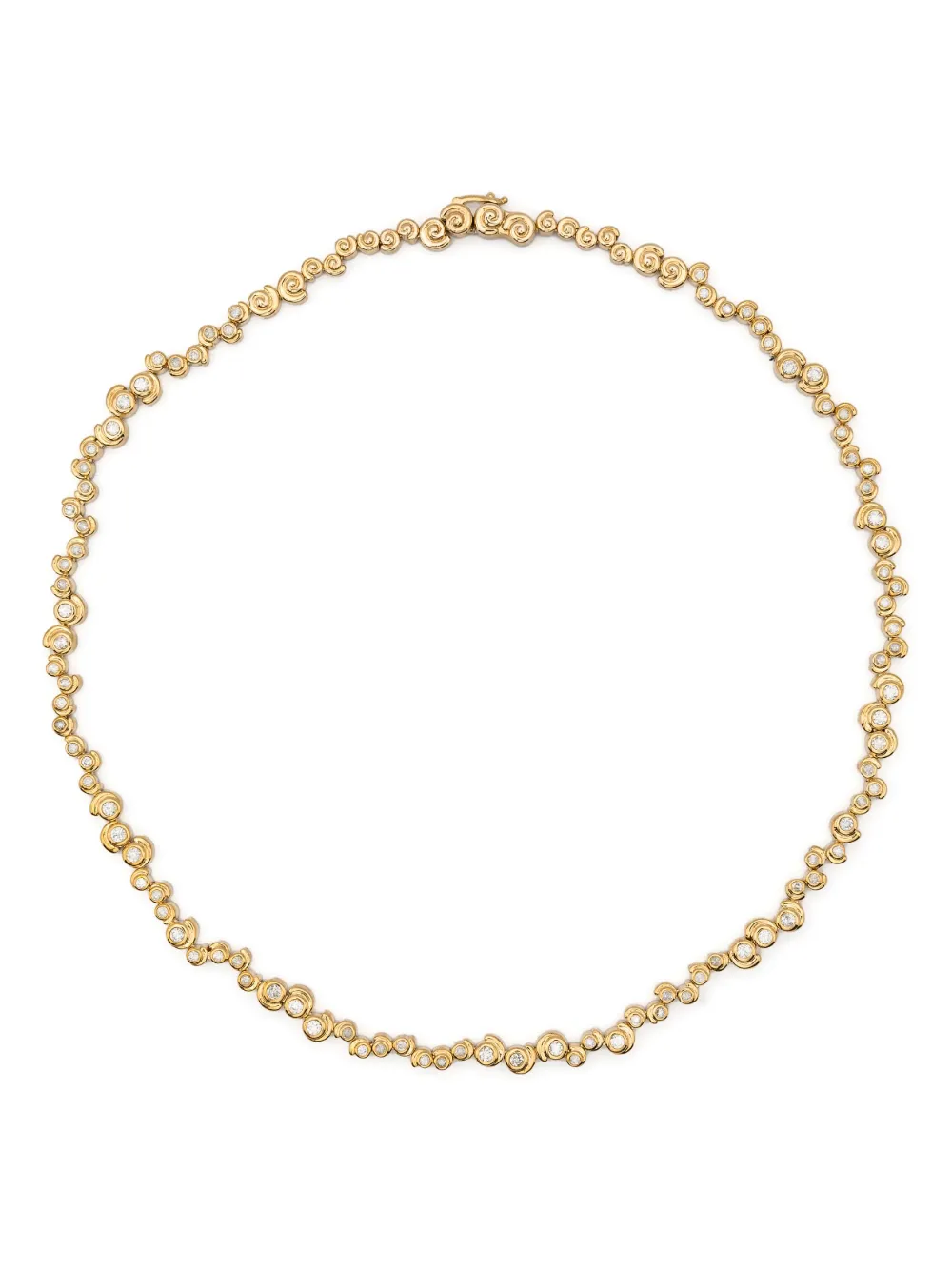 

Колье Collier Rivière Escargot из желтого золота Yvonne Léon, золотой