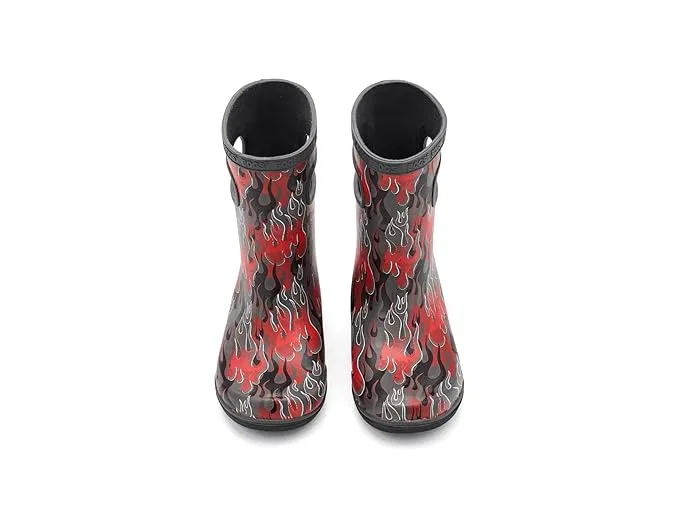 Ботинки Skipper II Fire Flame Bogs Kids, Dark Gray Multi — фото 3