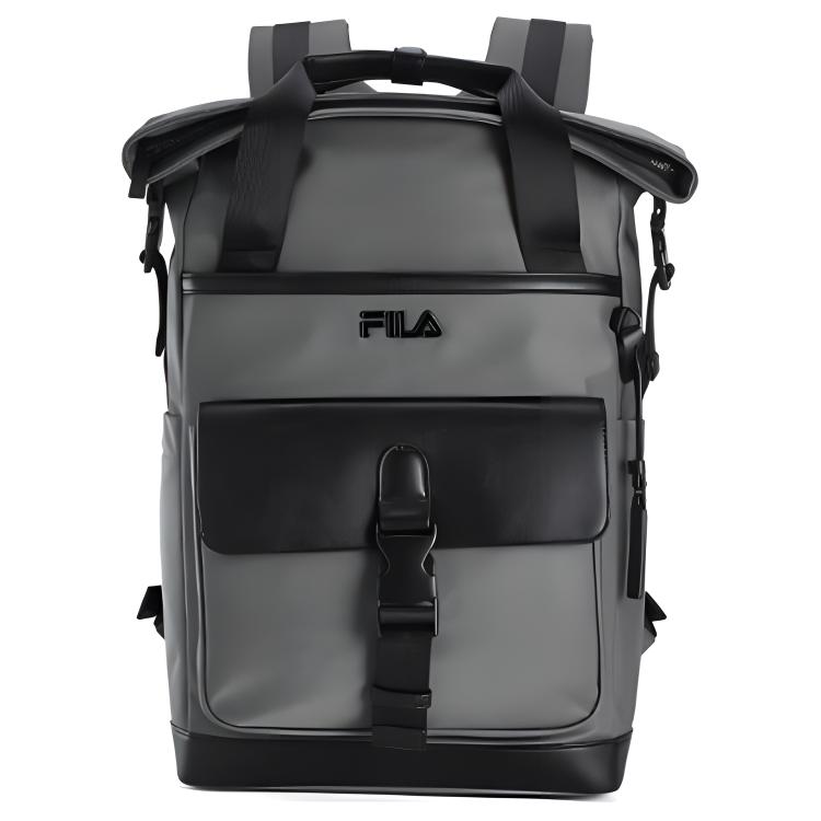 

FILA Сумка для ноутбука из ткани рюкзак сверхмалый мужской свинцово-серый, Lead Gray