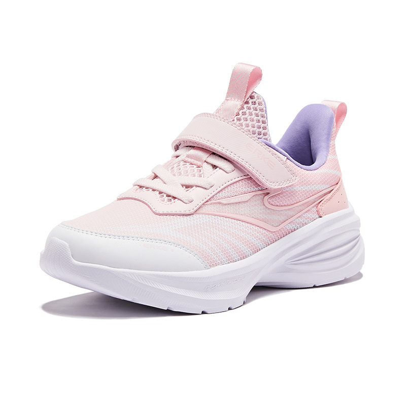 

Aurora Shadow Противоскользящие, Дышащие, Легкие Беговые Кроссовки с Амортизацией Розовые Детские ERKE KIDS, Абрикосовый Розовый/Рассветный Розовый