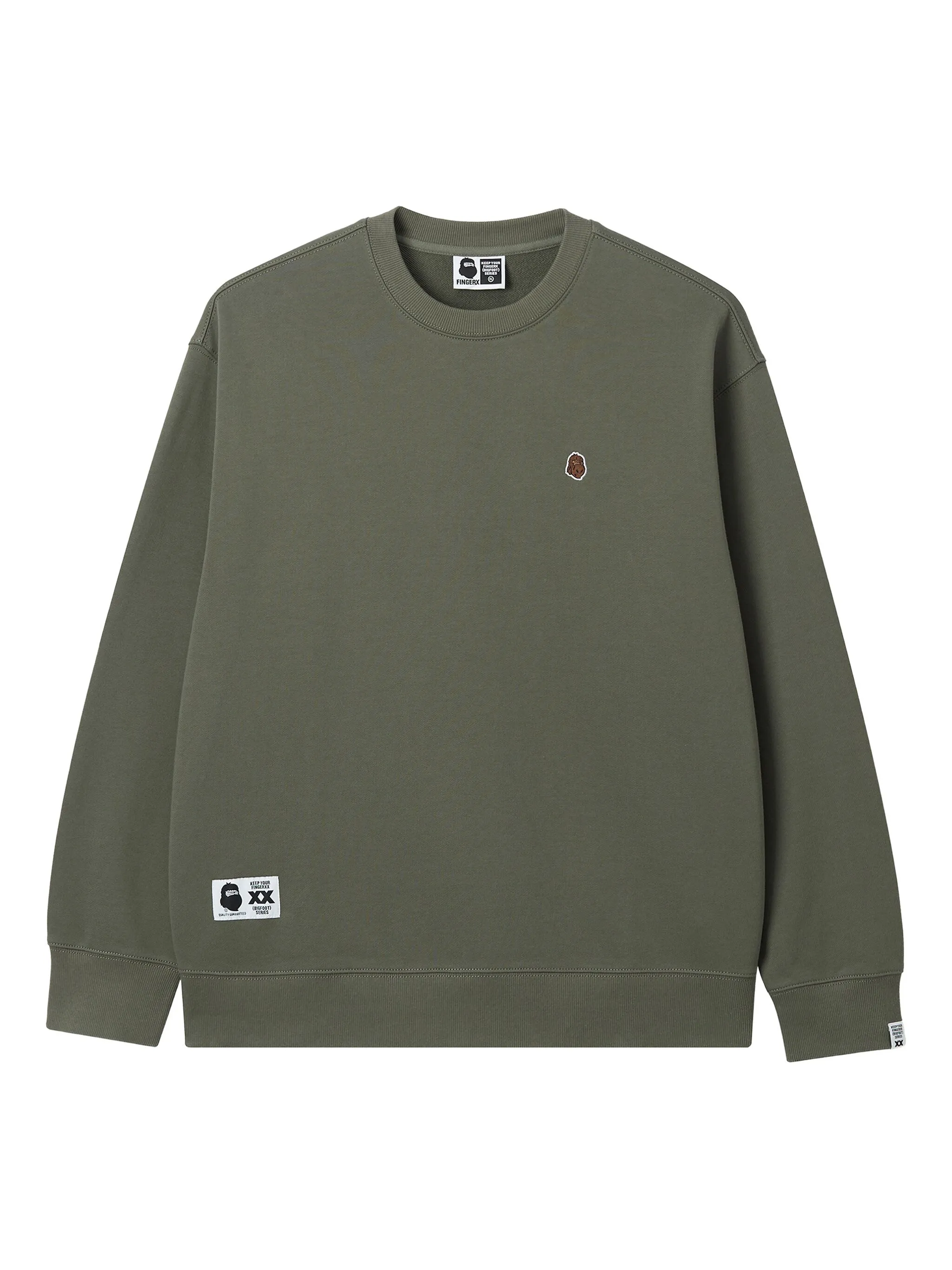 

Толстовка с вышивкой Fingercroxx, зеленый