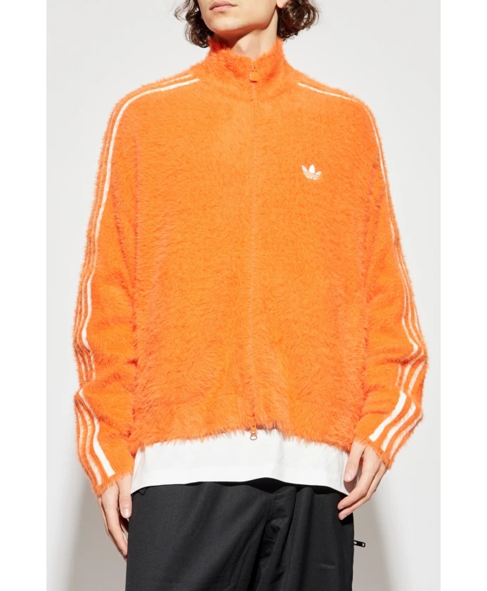 Толстовка со стоячим воротником Adidas Originals, оранжевый — фото 3