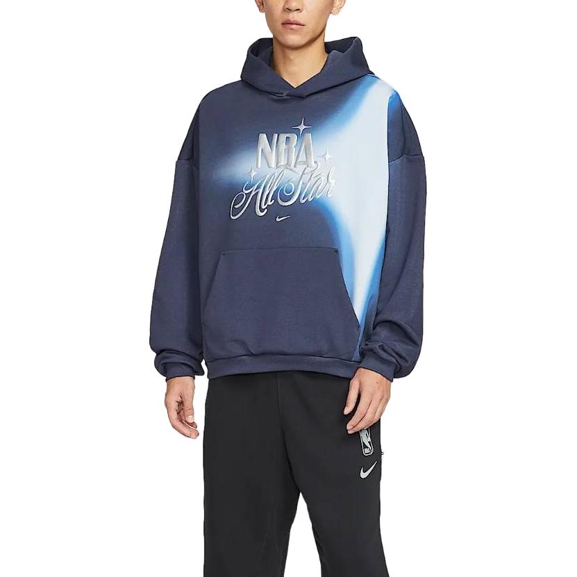 Толстовка для тренировок Jordan Dri-FIT NBA All-Star Weekend Standard Issue мужская Nike, university темно-синий — фото 2