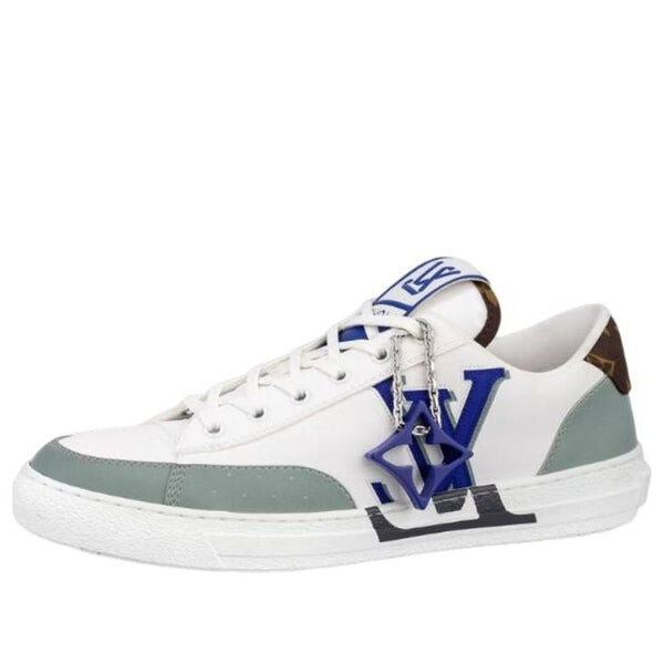 

Кроссовки charlie sneakers 'white green blue' Louis Vuitton, белый