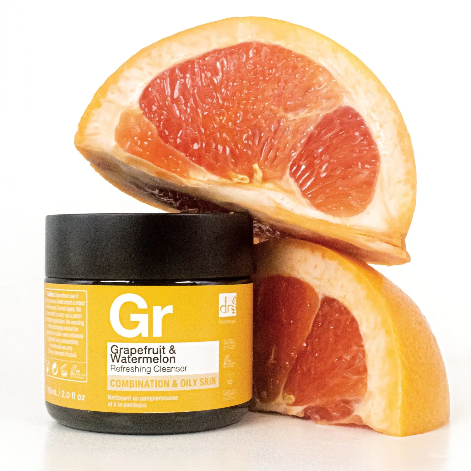 Гель для умывания Dr Botanicals — Очищающее средство грейпфрут и арбуз — фото 3