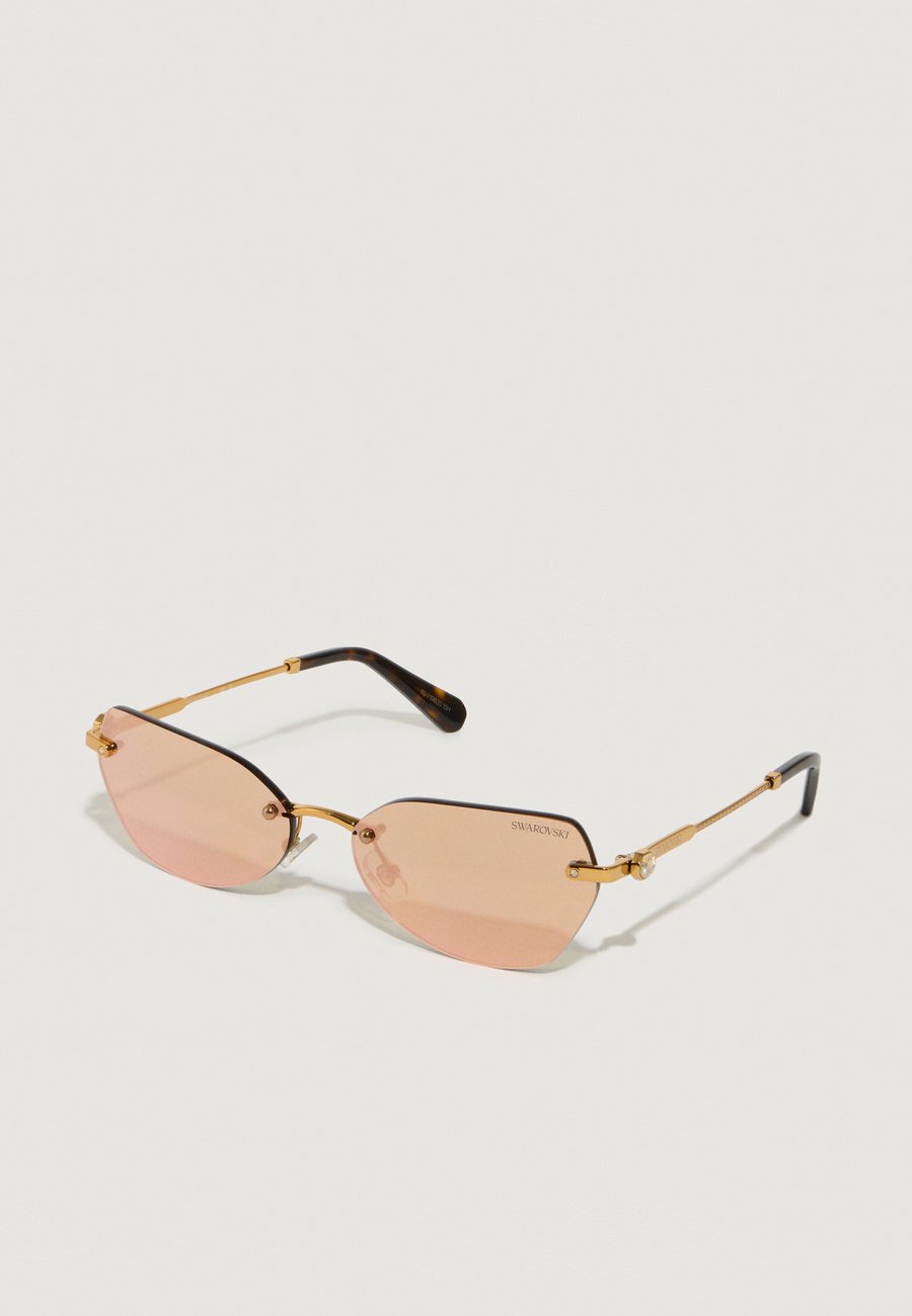 

Солнцезащитные очки Swarovski Sunglasses, Dark Gold-Coloured/Dark Brown/ Rose Gold-Coloured/Gold-Coloured