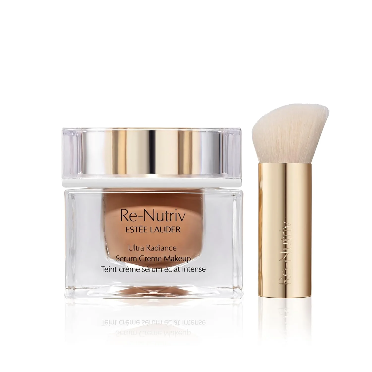 Крем-сыворотка Estée Lauder Re-Nutriv Ultra Radiance | Роскошная тональная основа с гиалуроновой кислотой | Стойкость и увлажнение до 12 часов, 30 мл, 5W1 Bronze - Deep with warm golden undertones
