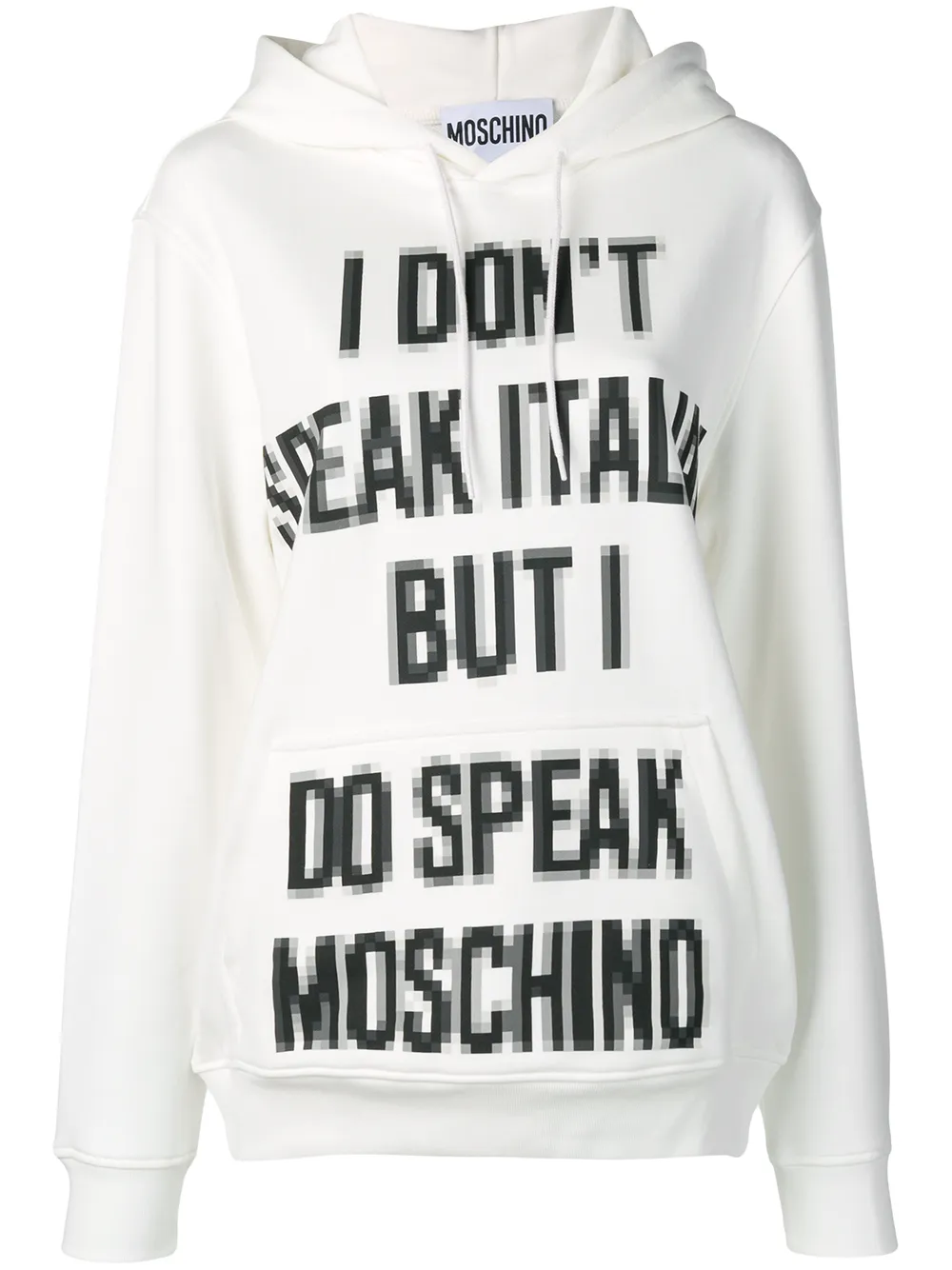

Худи Pixel Capsule Moschino, белый