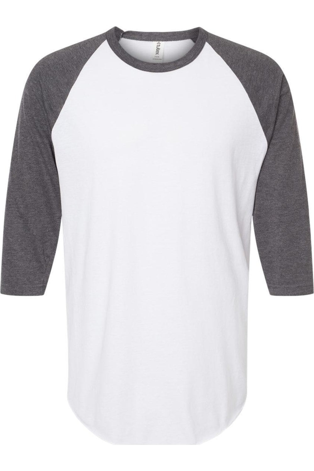 

Футболка-реглан из тонкого джерси Tultex Unisex, цвет white/ heather charcoal
