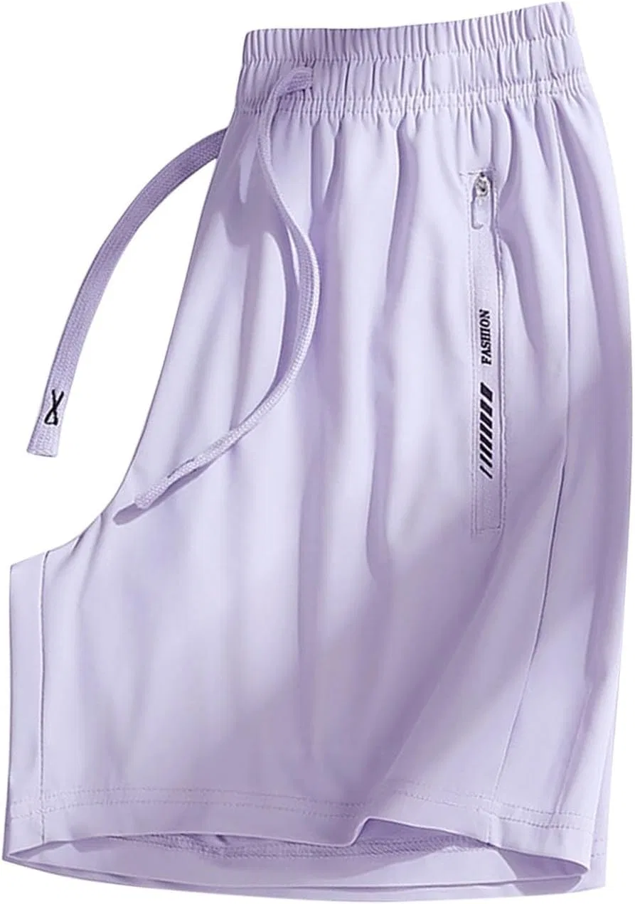 Шорты быстросохнущие Ice Silk, Unisex, Z04 Light Purple — фото 3