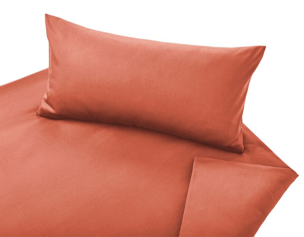 

Комплект постельного белья из органического сатина Cotonea Classic color Terra-I101 размер 135х200+80х80 см