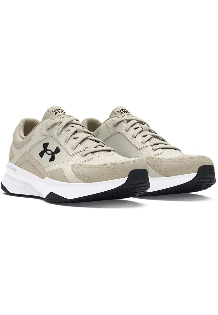 Мужские тренировочные кроссовки, кожаные, Under Armour Edge, черные — фото 4