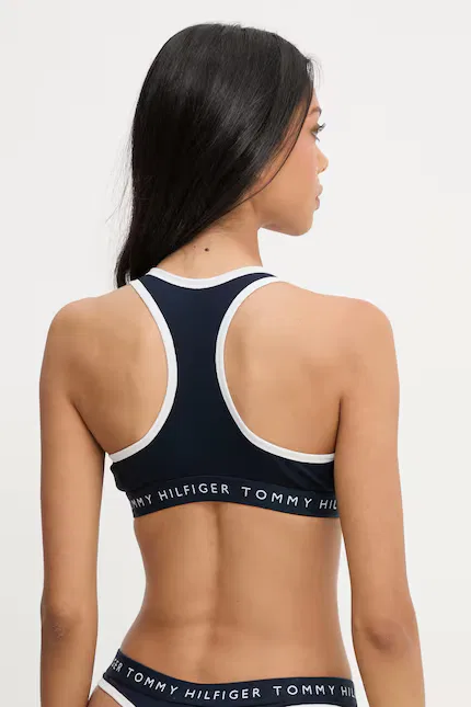 Бюстгальтер с эластичной лентой хлопок Tommy Hilfiger, синий — фото 3