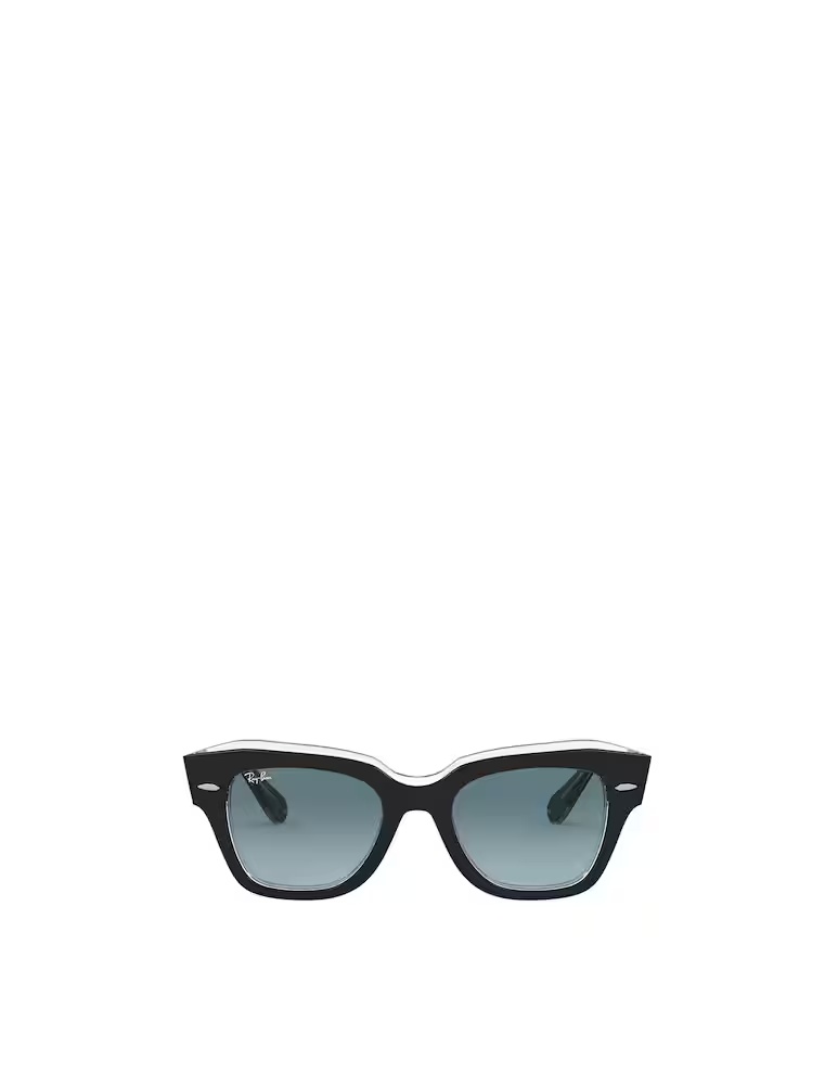 

Солнцезащитные очки State Street RB2186 Ray-Ban, цвет Black On Trasparent