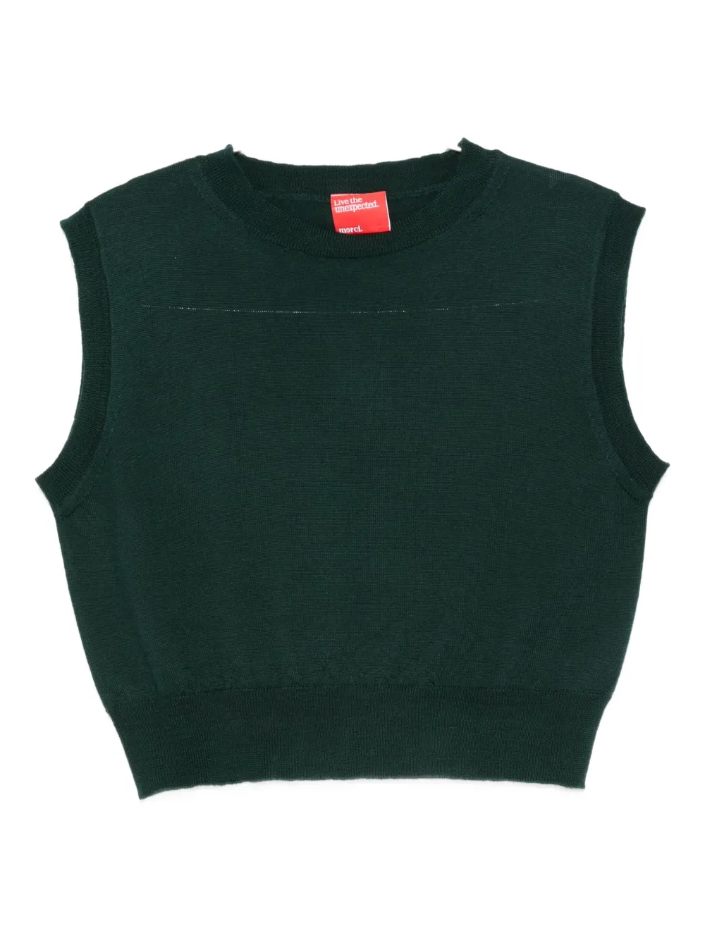 

Топ без рукавов с круглым вырезом Merci, зеленый