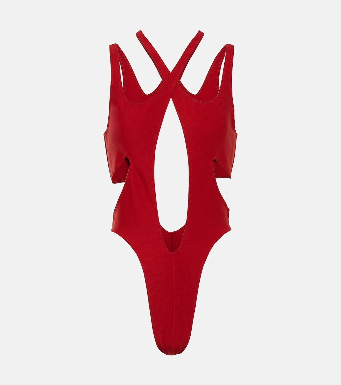 

Купальник с вырезами MUGLER, красный