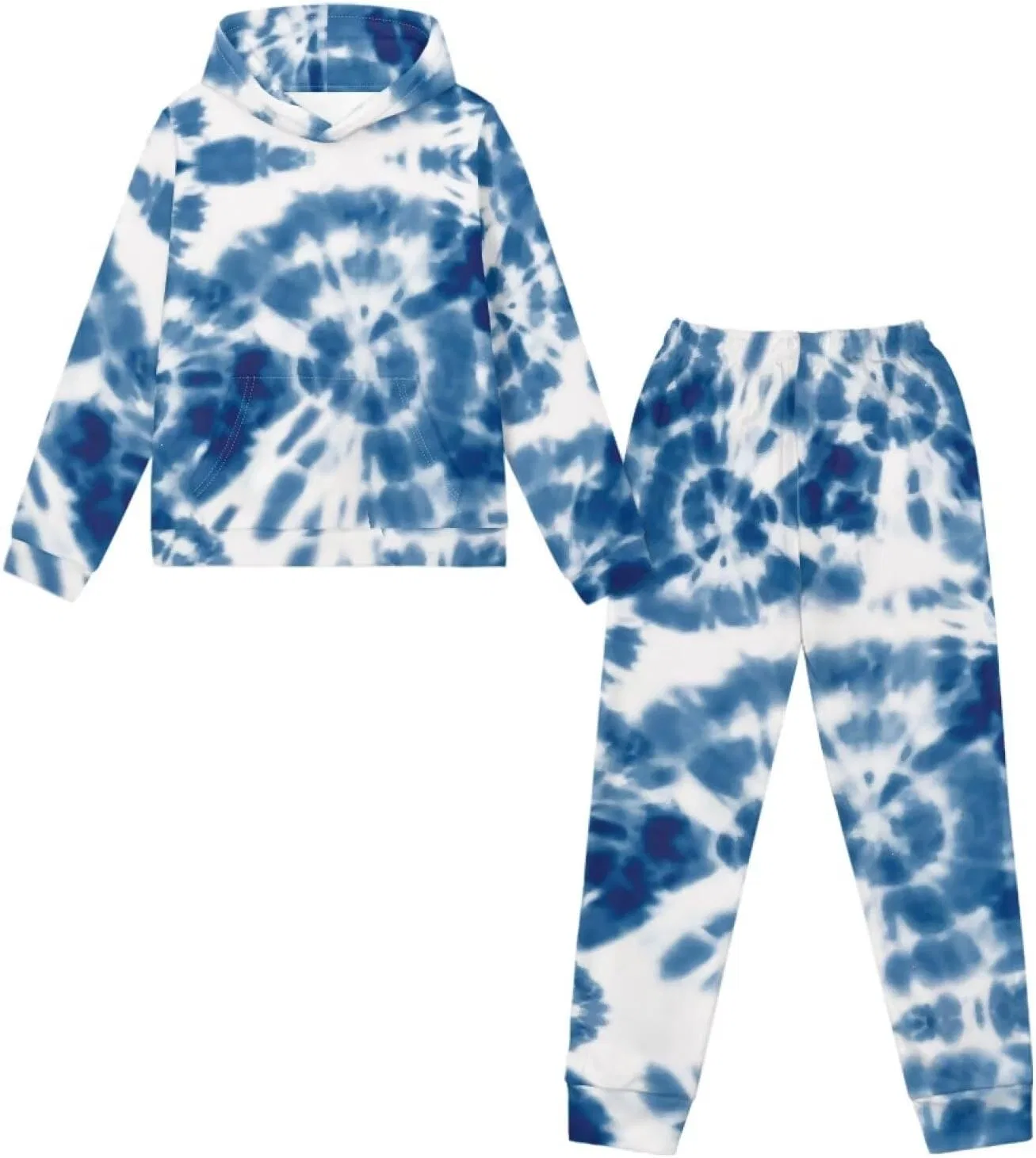 Детский спортивный костюм из 2 предметов Renewold, Blue Tie-dye — фото 3