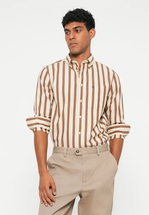 Свободные брюки из саржи Tommy Hilfiger, Coastal Taupe — фото 4