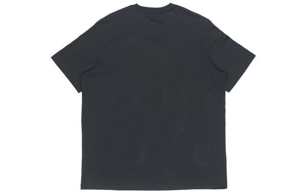 Футболка m sl sj t logo sports круглый вырез короткий рукав Adidas, черный — фото 2
