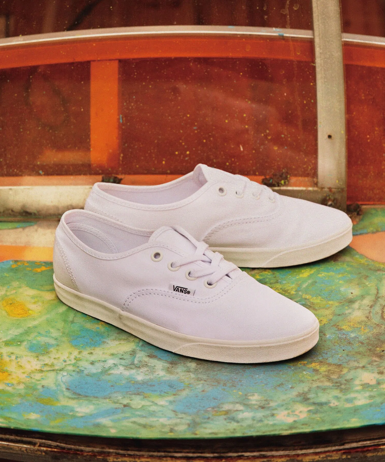 Унисекс кроссовки VANS Authentic Lo Pro чёрно-белые — фото 2