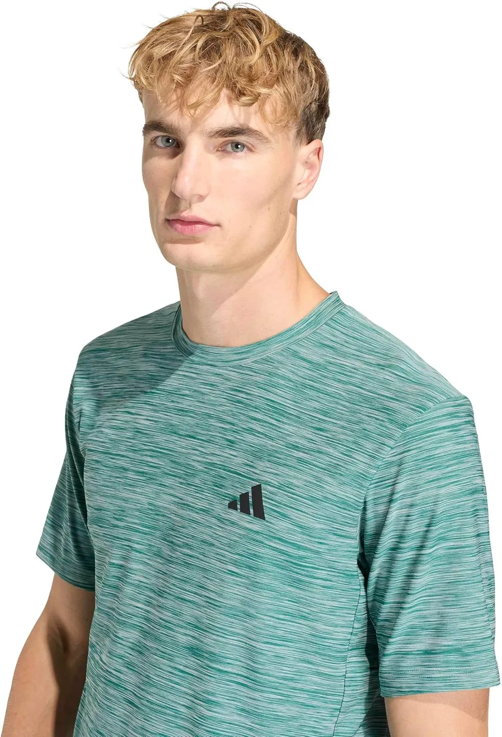 Футболка Adidas Men's Workout Essentials Flex, Wonder Sage Melane — фото 4
