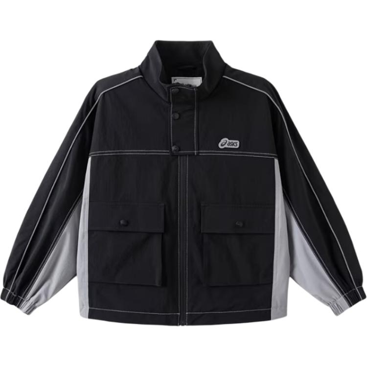 

Куртка школьная с воротником стойкой тонкая ASICS, 9000 черный