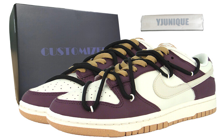 

Кроссовки Nike Dunk Skateboarding Shoes Women's Low-top Purple, фиолетовый