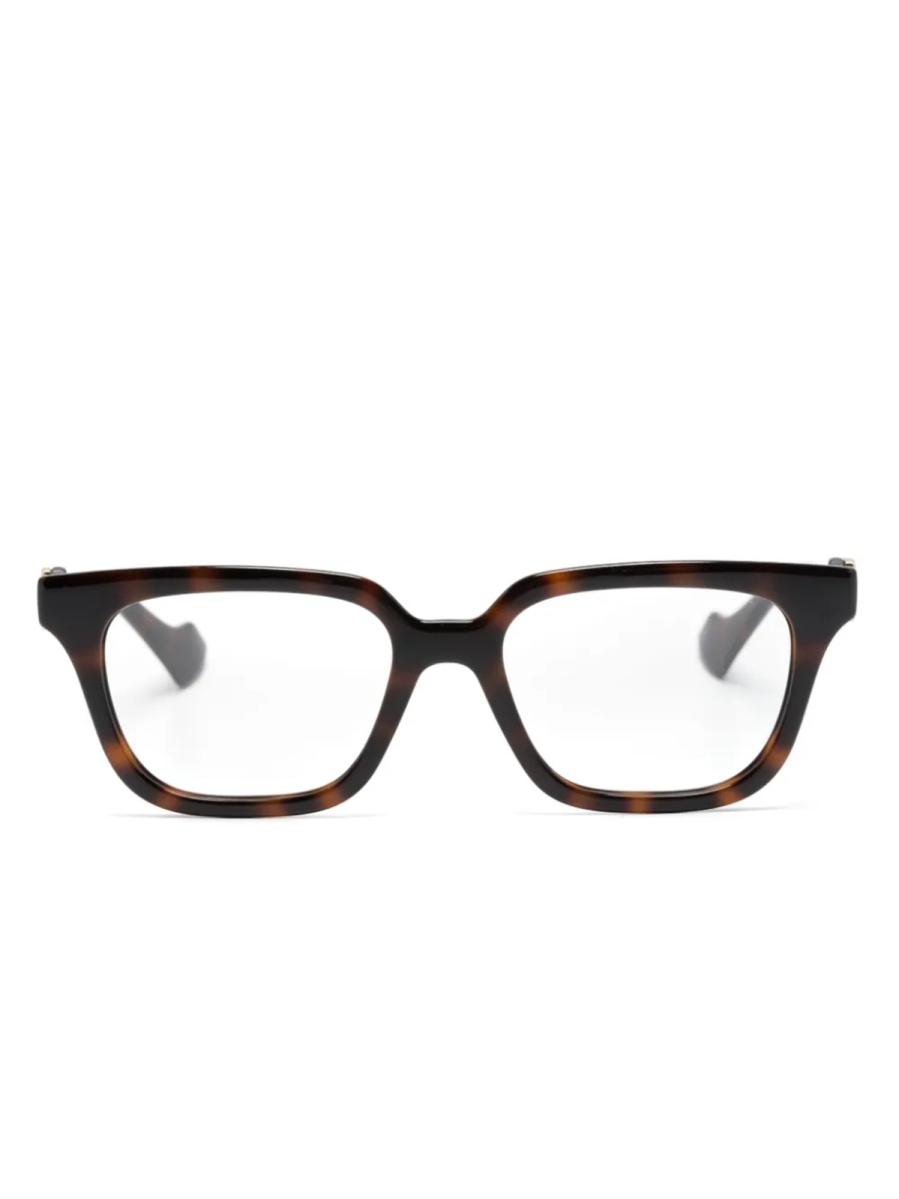 

Очки в прямоугольной оправе с декором Double G Gucci Eyewear, коричневый