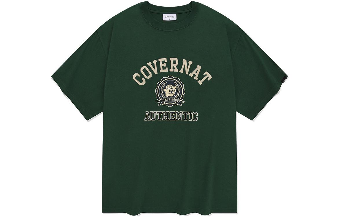 

COVERNAT Футболка унисекс зеленая, Зеленый, COVERNAT Футболка унисекс зеленая