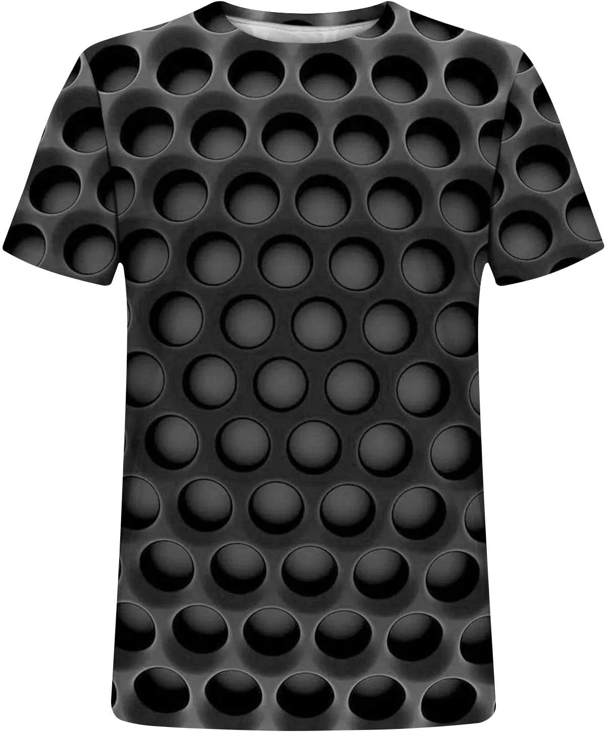 Футболка с принтом Fish Net Mesh, Generic, P-365 Gray — фото 4