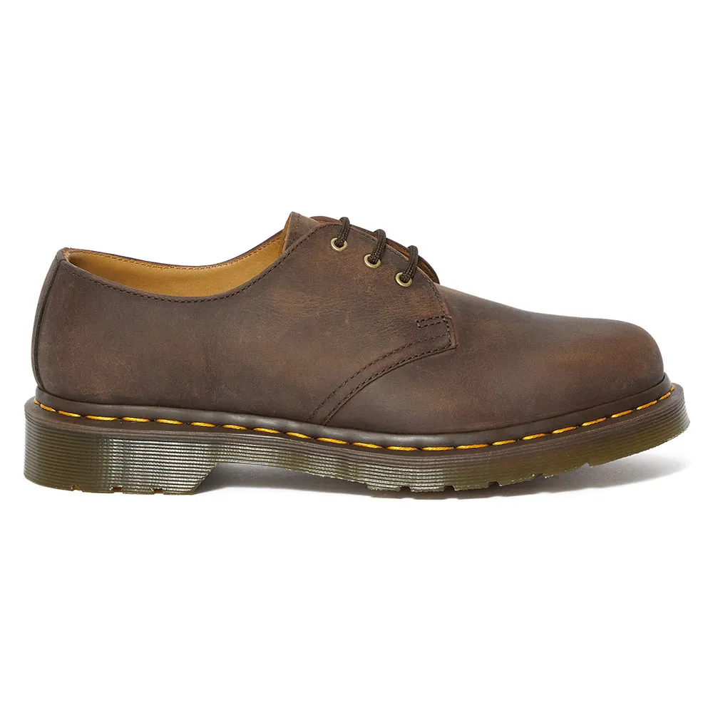 

Ботинки Dr Martens 1461 3 Eye Gibson Crazy Horse, коричневый