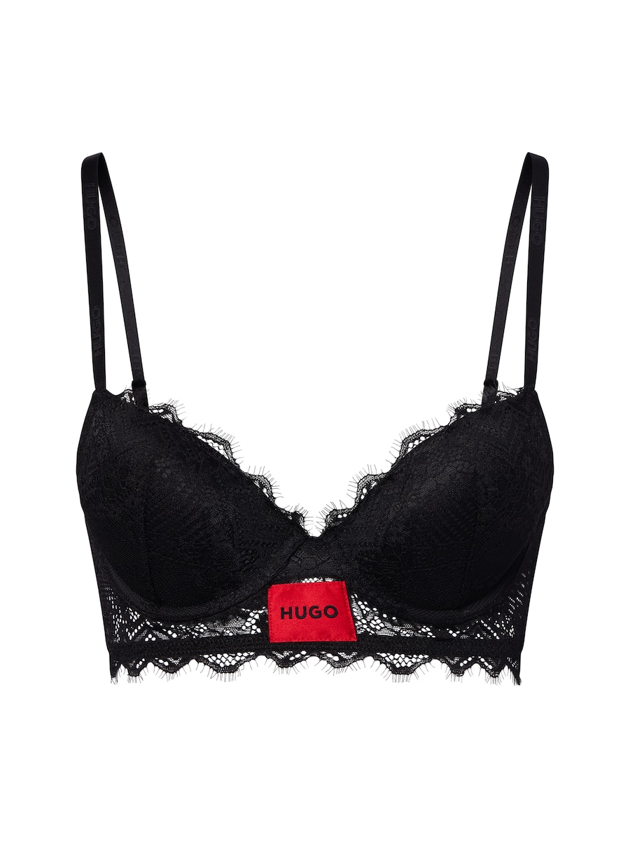 

Бюстгальтер пуш-ап HUGO, черный