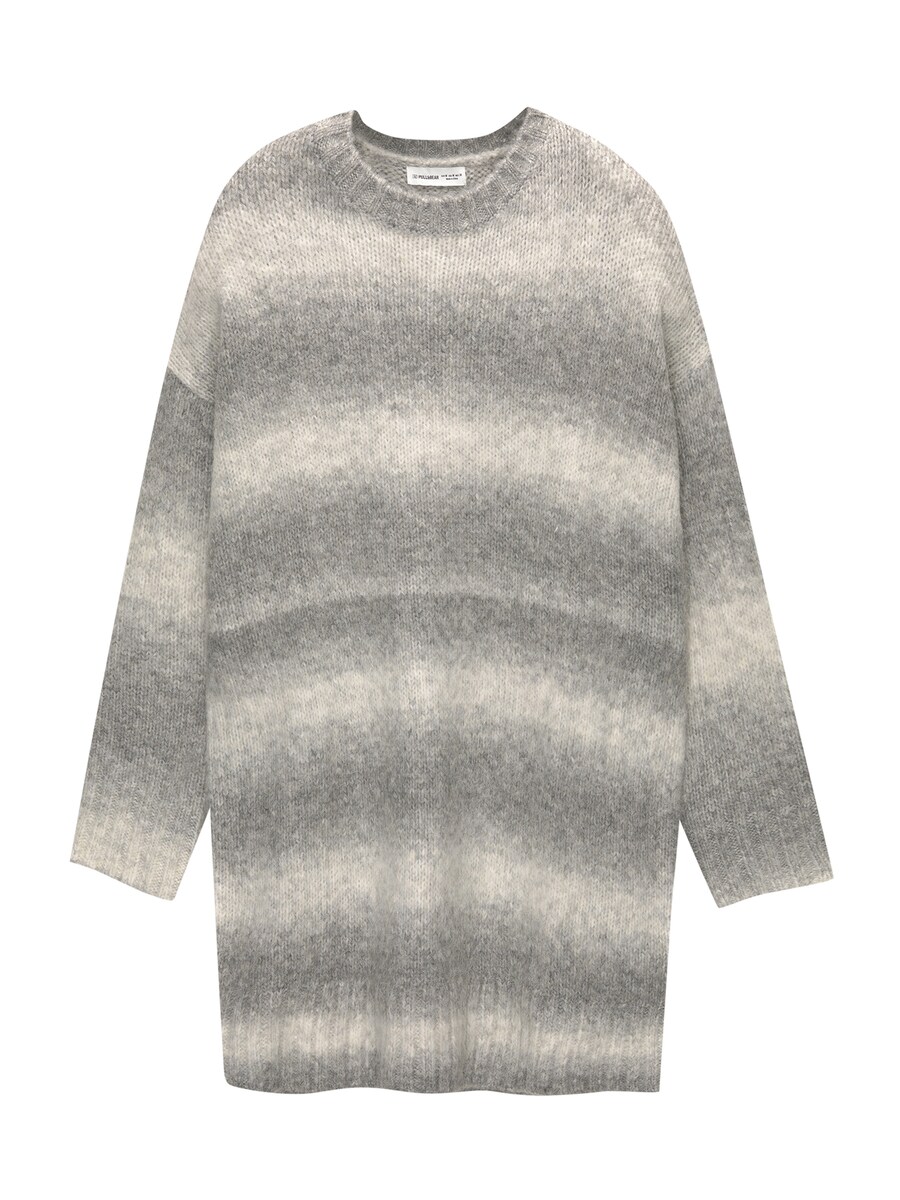

Вязаное платье Pull&Bear, серый