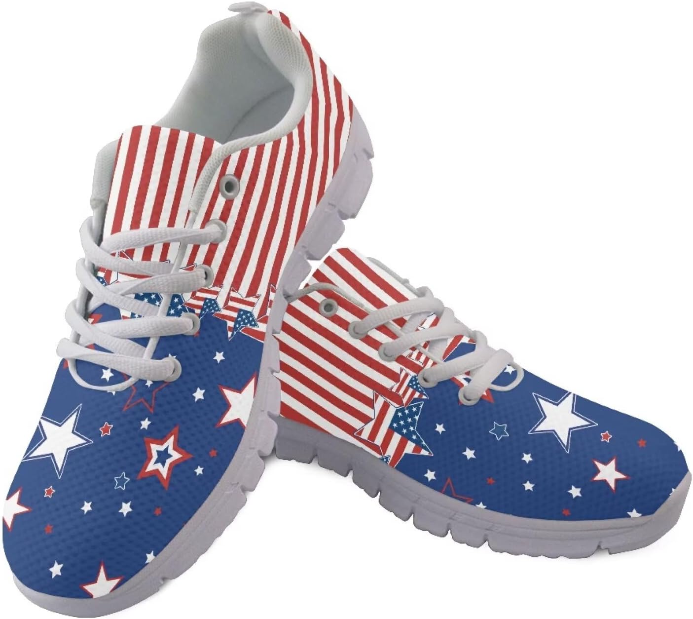 

Кроссовки и обувь для прогулок унисекс GIFTPUZZ, спортивная обувь для женщин и мужчин, для вечеринки в честь Дня независимости, размеры 39-48, American Flag