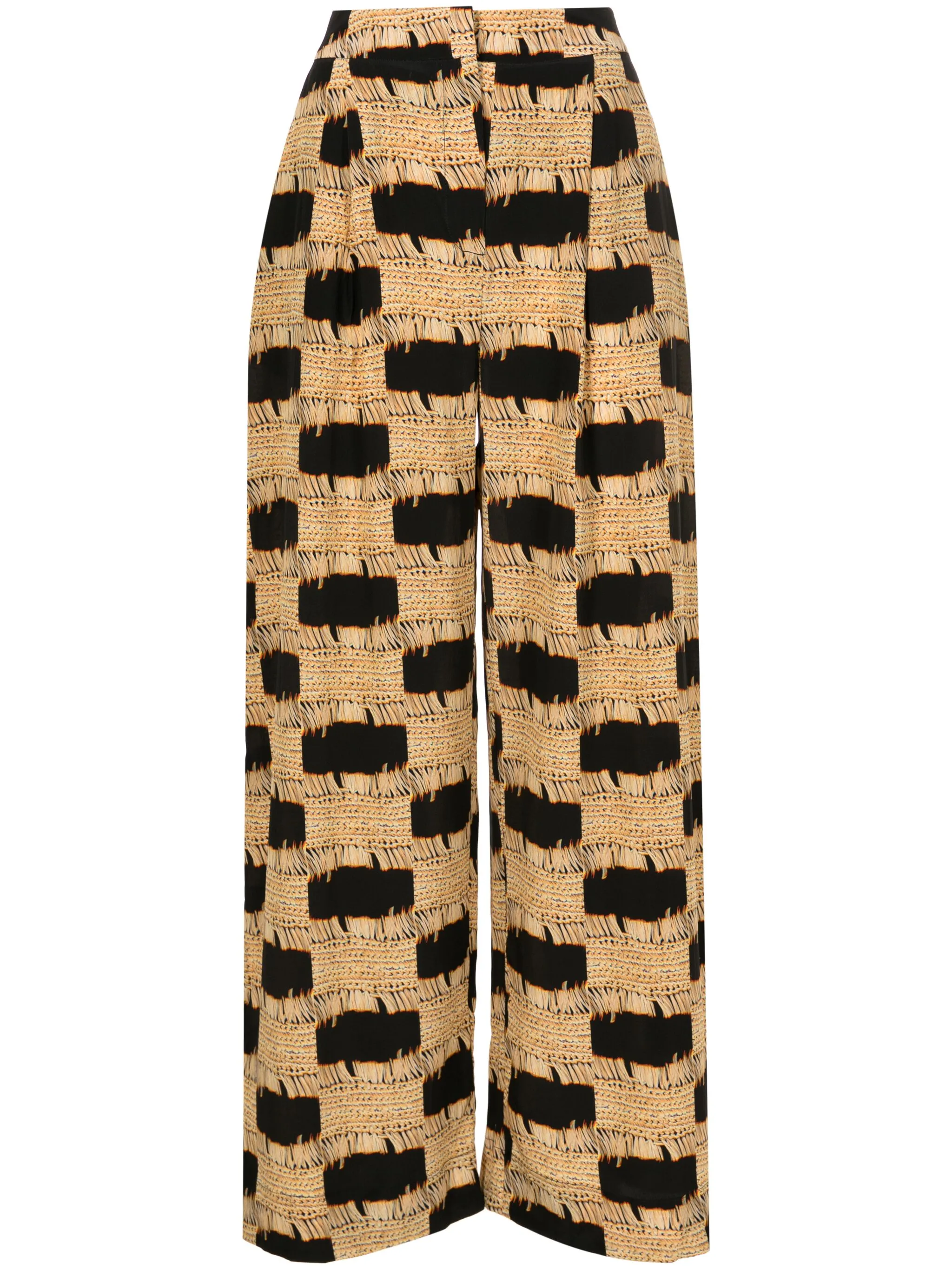 

Шелковые брюки с эффектом тромплей Lenny Niemeyer, желтый