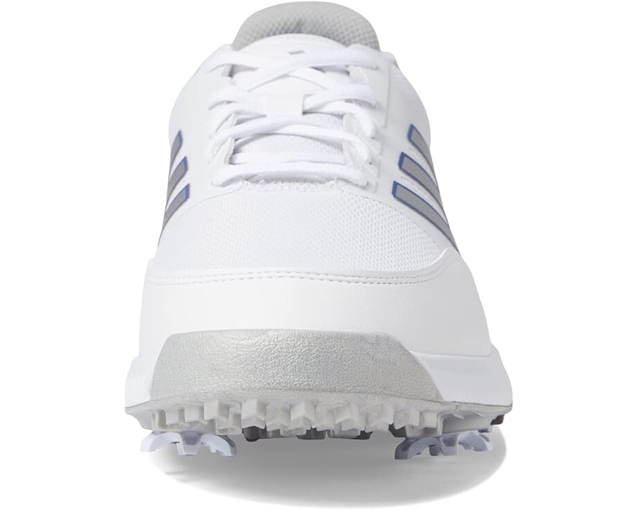 Кроссовки adidas Golf Tech Response 3.0 Golf Shoes, цвет Footwear White/Silver Metallic/Blue Fusion — фото 3