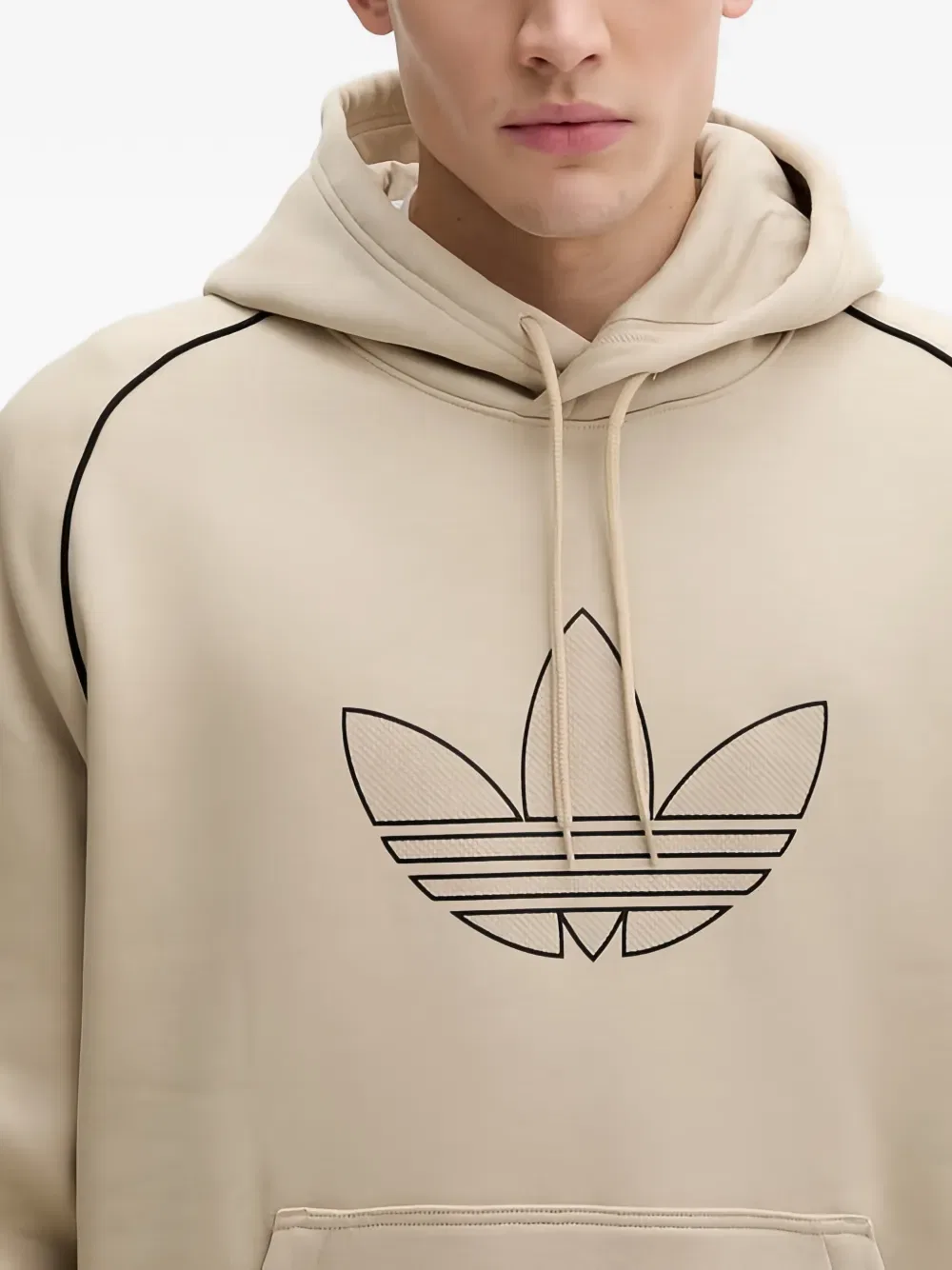 Худи с логотипом Adidas, нейтральный — фото 4